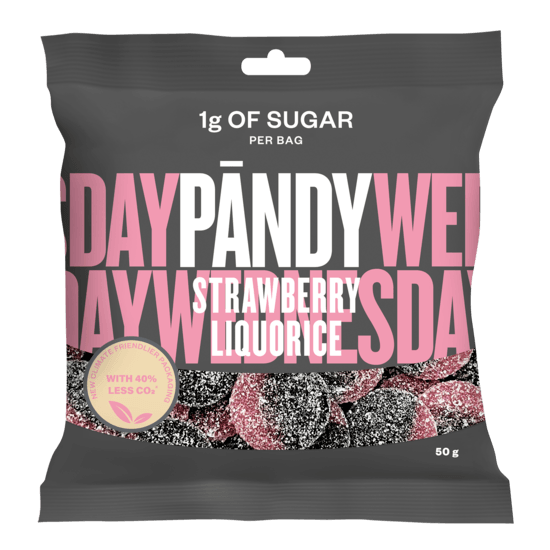 Pändy Strawberry/Liquorice By Klara 50g