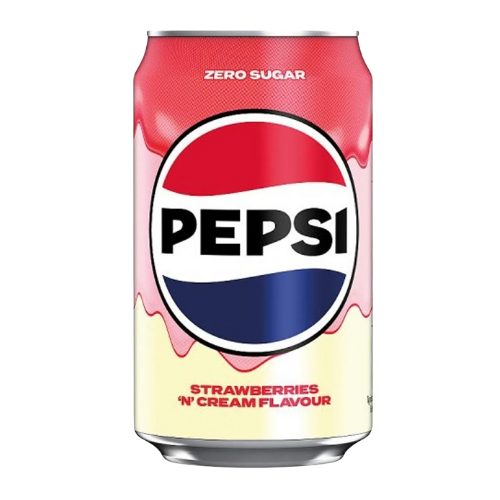 Pepsi Strawberries and Cream Soda Zero 330ml