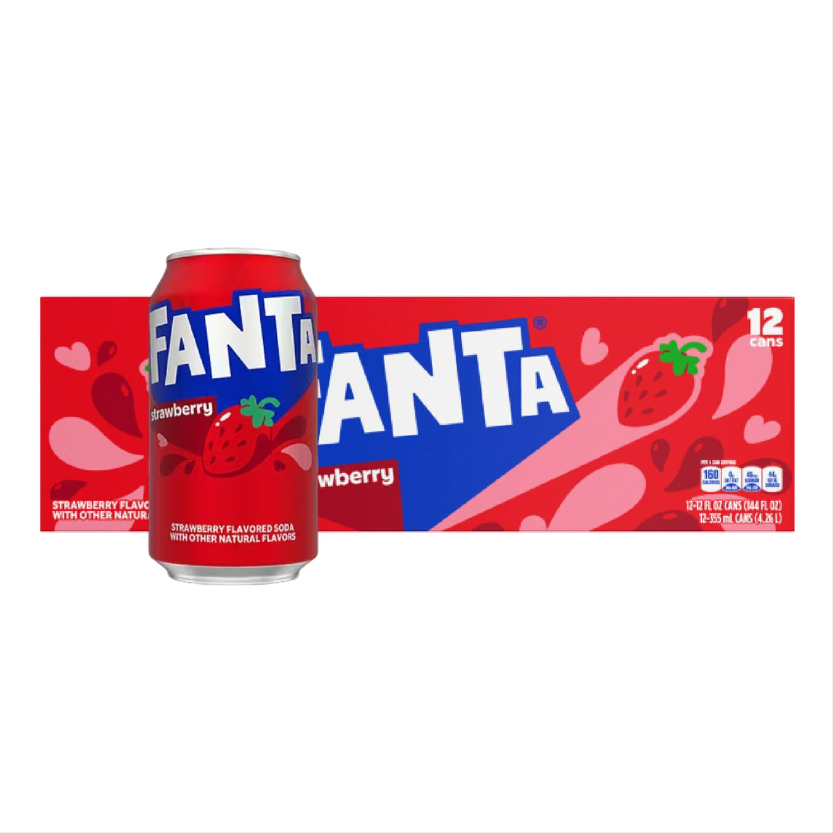 Fanta Strawberry 355ml 12st