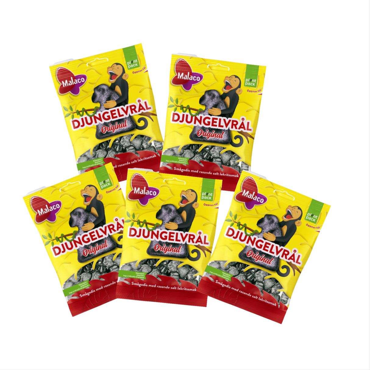 Djungelvrål 90g, 5-pack Storpack