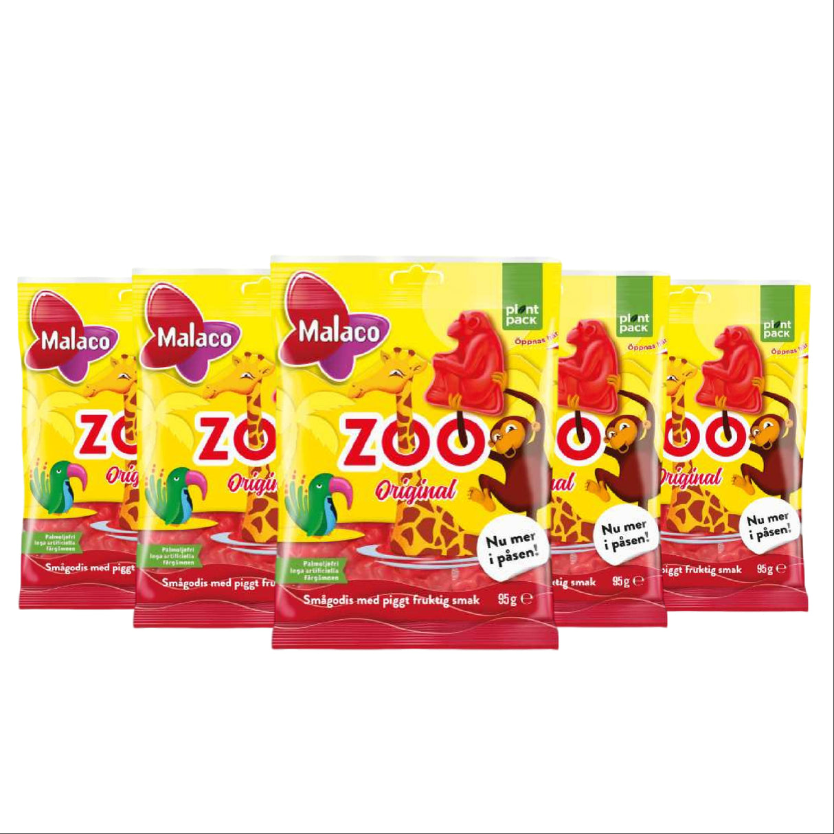 Zoo Malaco 95g 5-pack Storpack