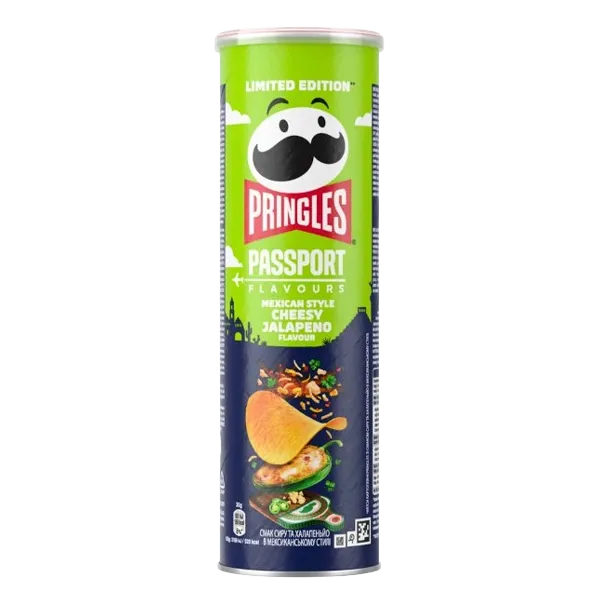 Pringles Mexican Cheesy Jalapeño 165g *Limited Edition*