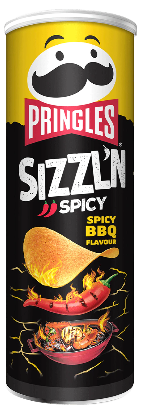 Pringles Sizzl'n Spicy BBQ 180g