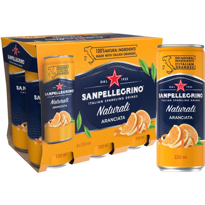 San Pellegrino Aranciata 33cl 6st Storpack *Utförsäljning*