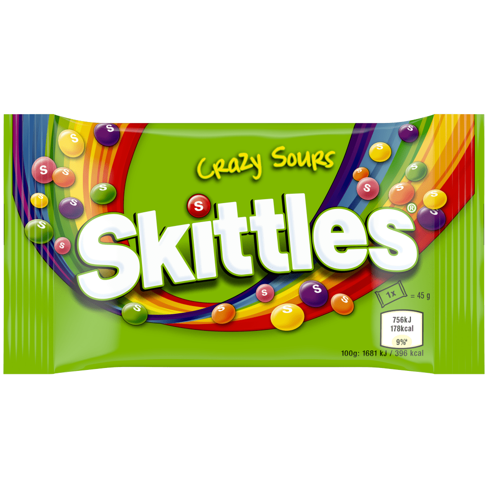 Skittles Crazy Sours 45g ( Bf2025-10-26)