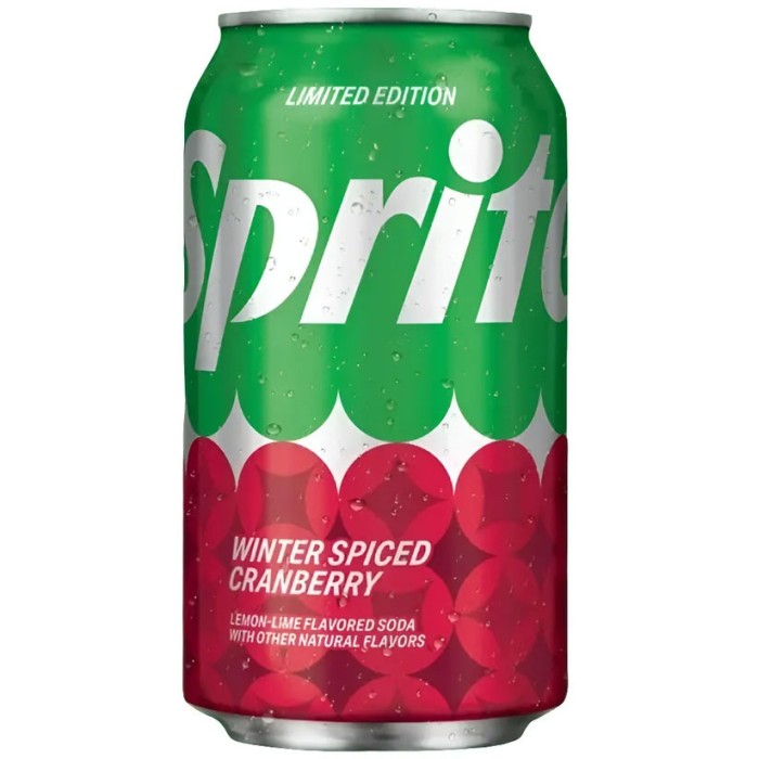 Sprite Winter Spiced Cranberry 355ml