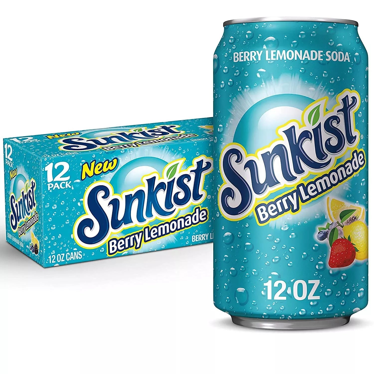 Sunkist Berry Lemonade 355ml 12st (BF 2025-09-26) Storpack