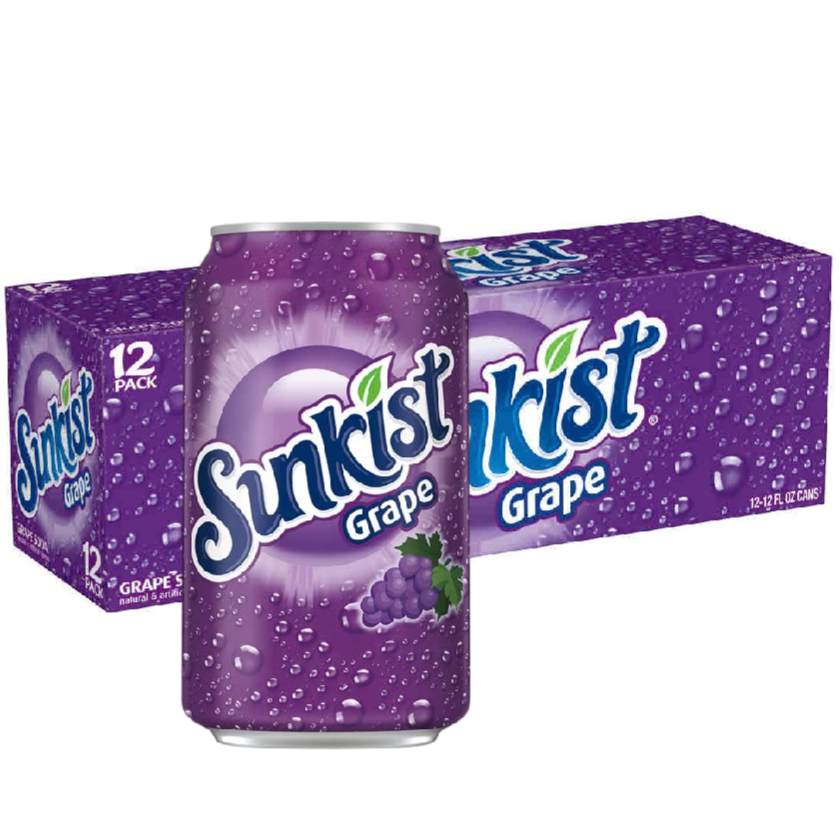 Sunkist Grape 355ml 12st (BF 2025-09-26) Storpack