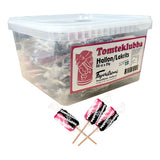 Tomteklubbor Hallon Lakrits 25g 50st Storpack