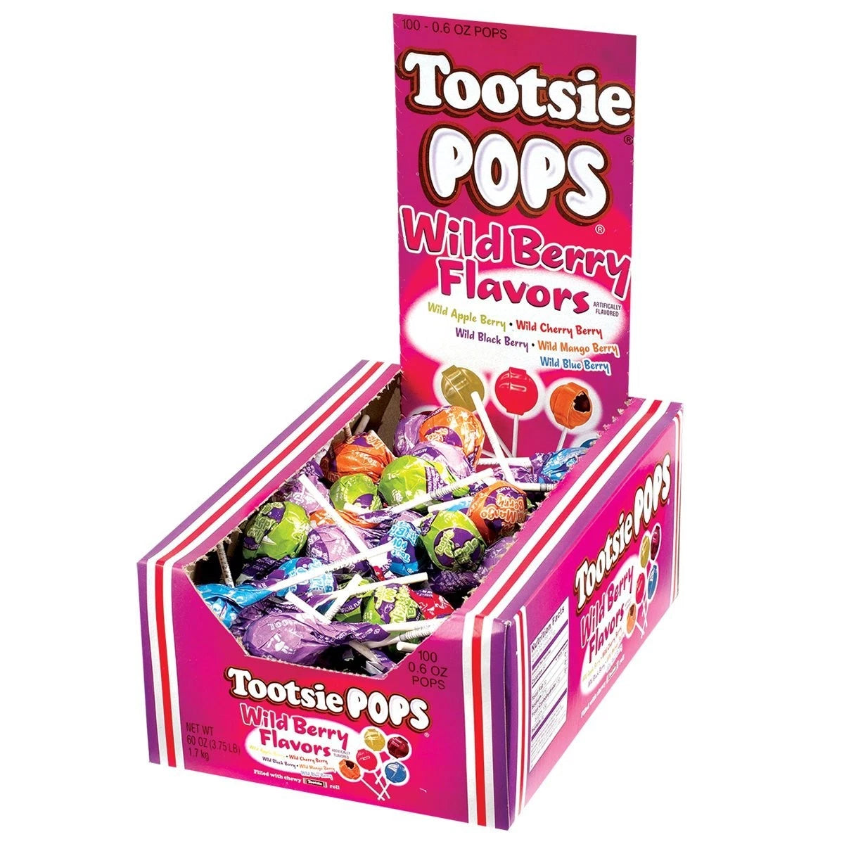 Tootsie Pops Wild Berry Mix 100st