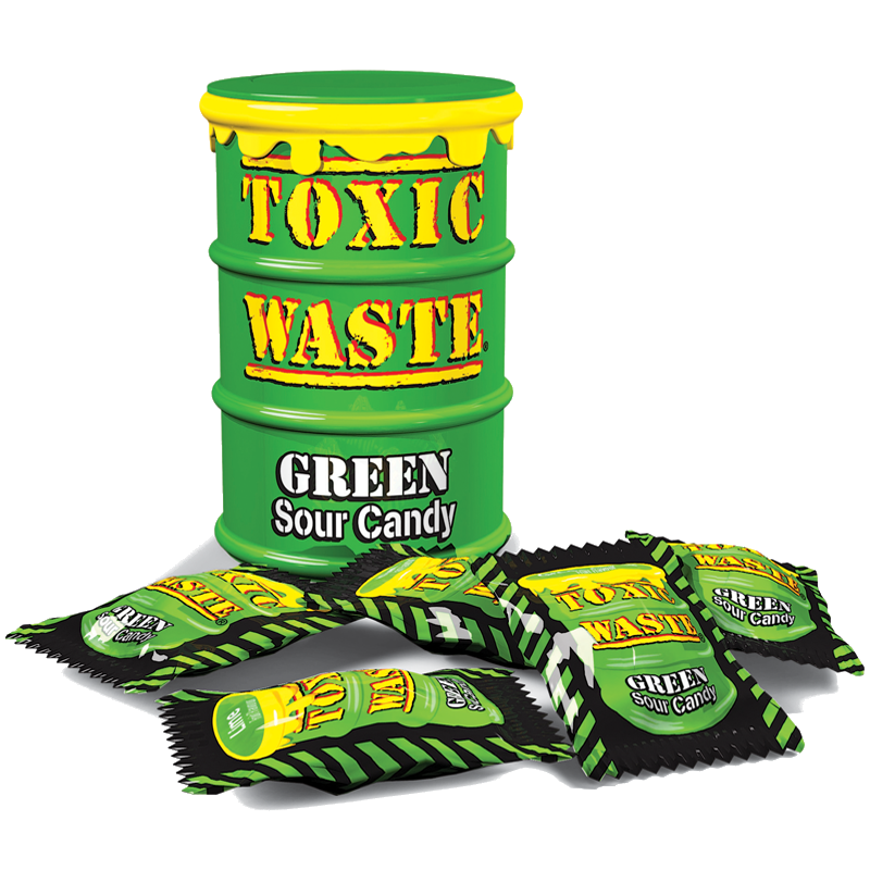 Toxic Waste Green Drum Extreme Sour Candy 42g