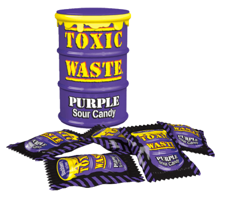 Toxic Waste Purple Drum Extreme Sour Candy 42g