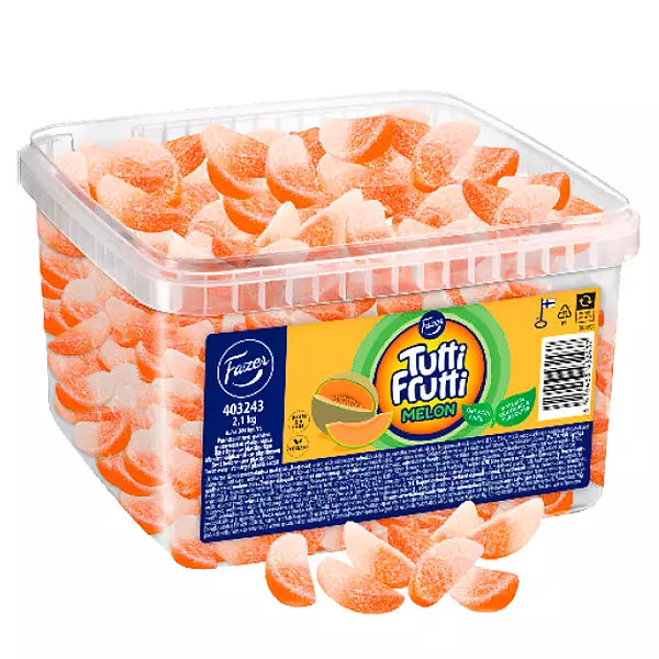 Tutti Frutti Syrlig Melon 2,1kg Fazer Storpack