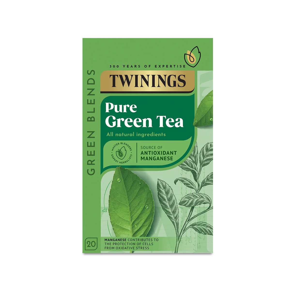 Twinings Pure Green Tea 20 påsar
